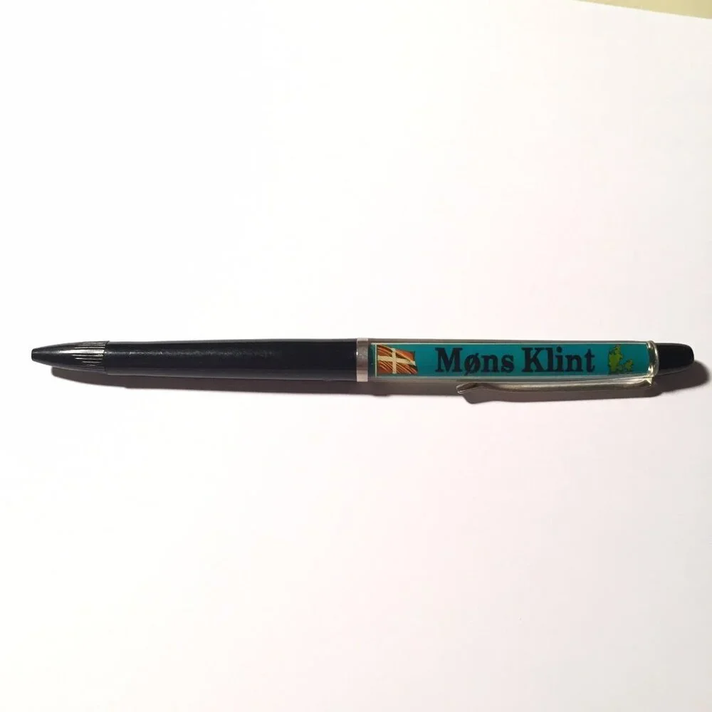 Mons Klint Denmark Floaty Pen Souvenir Promo Cliffs Beach Ocean Shoreline Nature